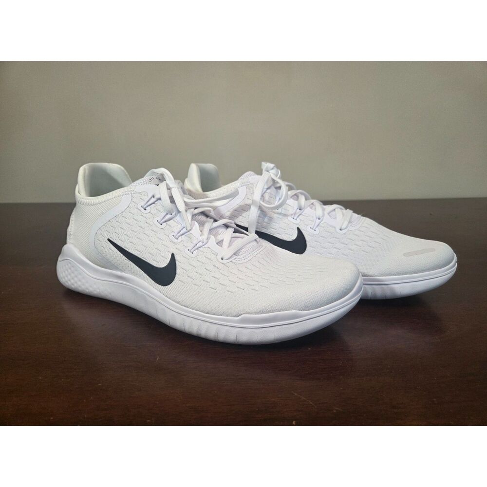 Size 10.5 - Nike Free RN 2018 White Black - 942836-100
